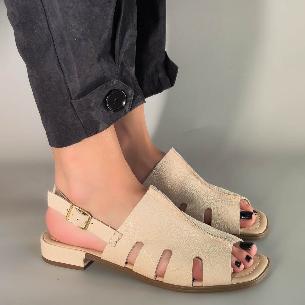 SANDÁLIA COMFORT SUL VAZADA ROSÊ FEMININA