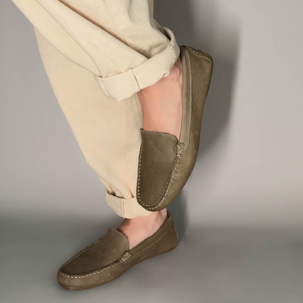 MOCASSIM DEDMAR BASICO VERDE FEMININO
