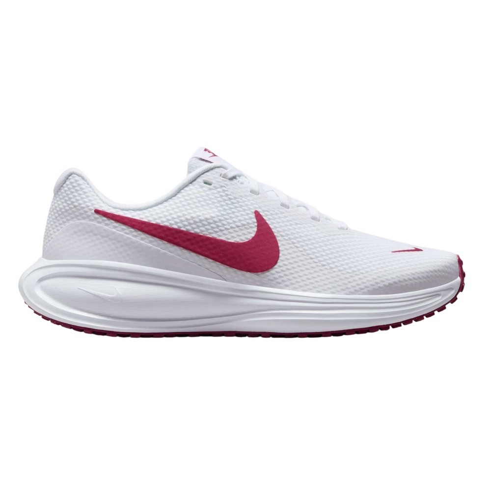 TÊNIS NIKE REVOLUTION 8 BRANCO COM VINHO FEMININO