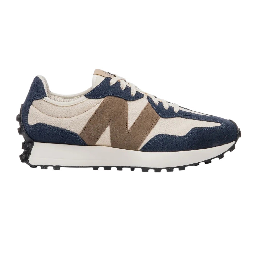 TÊNIS NEW BALANCE 327V1 AZUL MARINHO COM MARROM