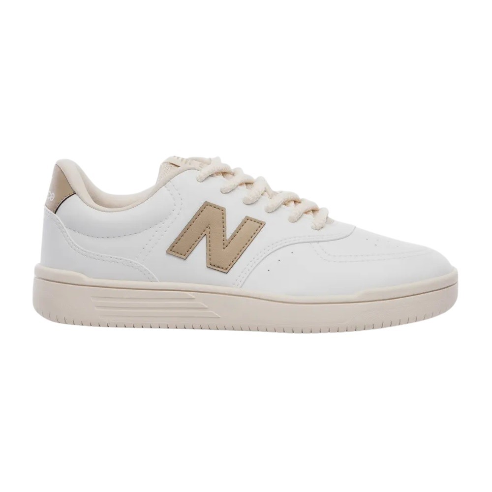 TÊNIS NEW BALANCE BB80 BRANCO COM MARROM