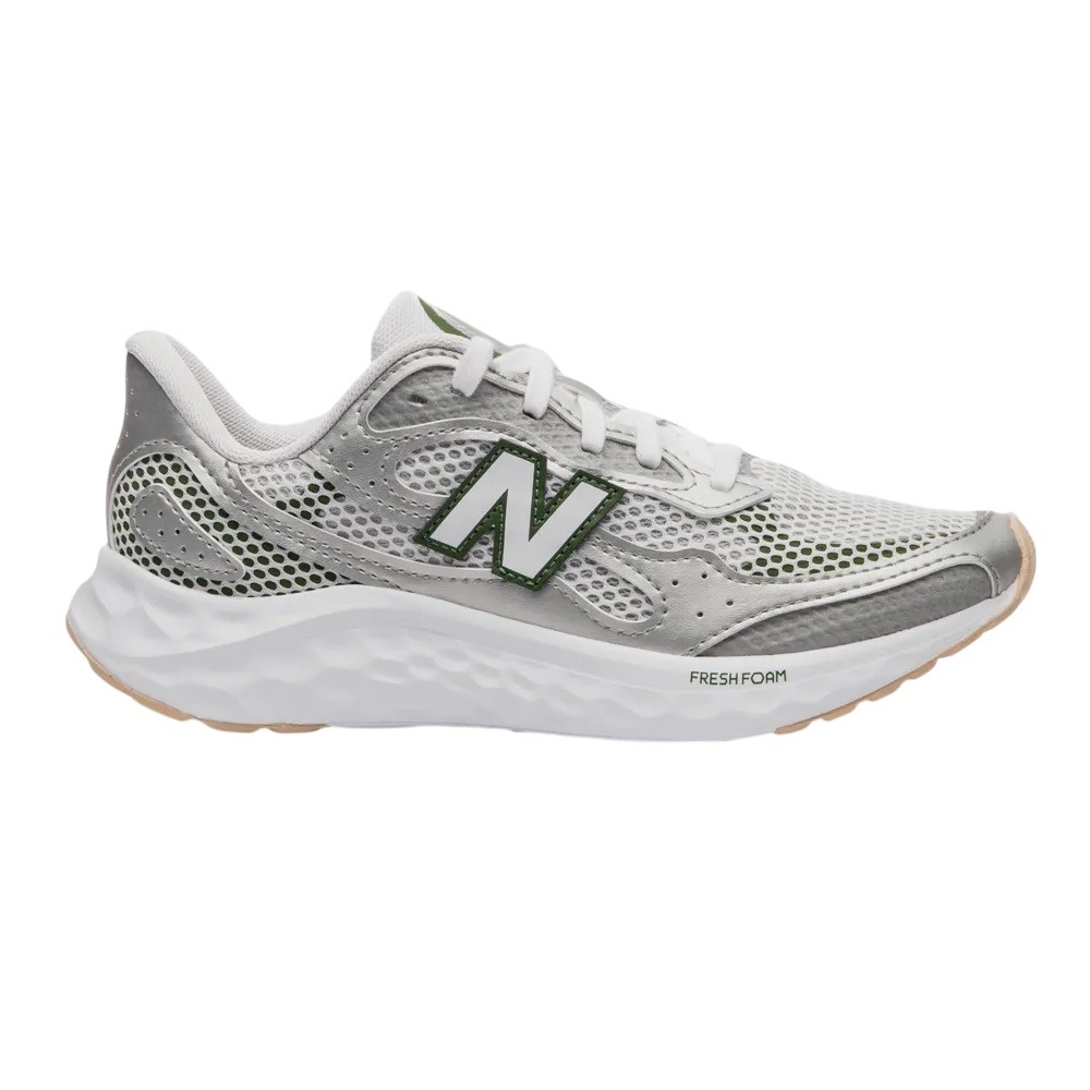 TÊNIS NEW BALANCE FRESH FOAM ARISHI V4 CINZA COM VERDE FEMININO