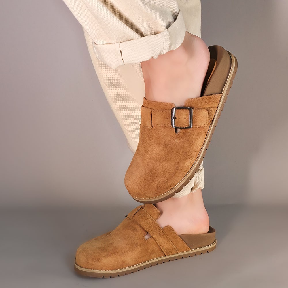 MULE AYE-AYE CLOG CARAMELO FEMININO