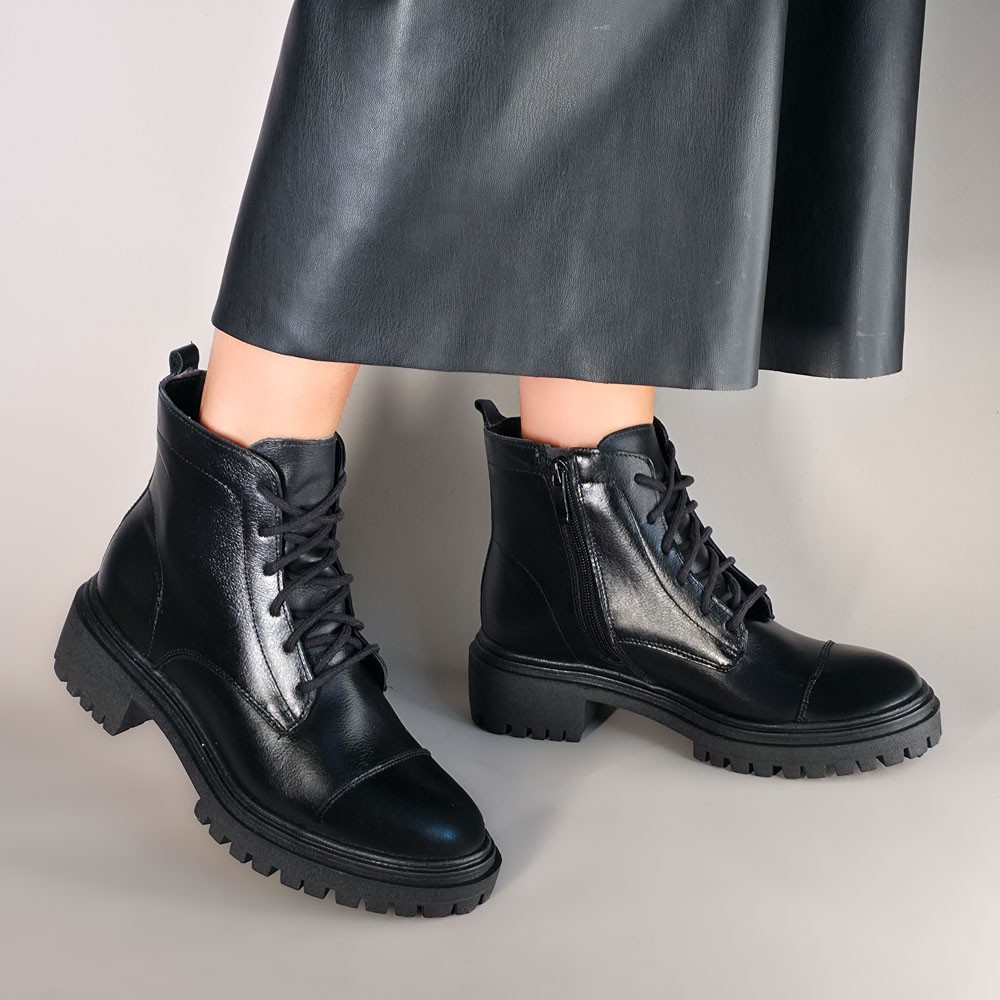 BOOT GATA MANIA CADARÇO PRETO FEMININO