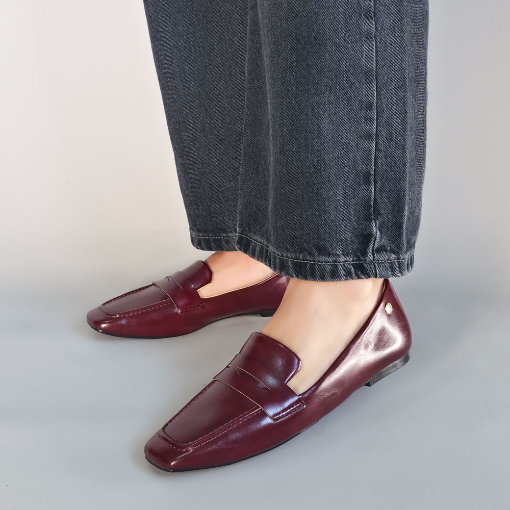 MOCASSIM OFFLINE BÁSICO VINHO FEMININO