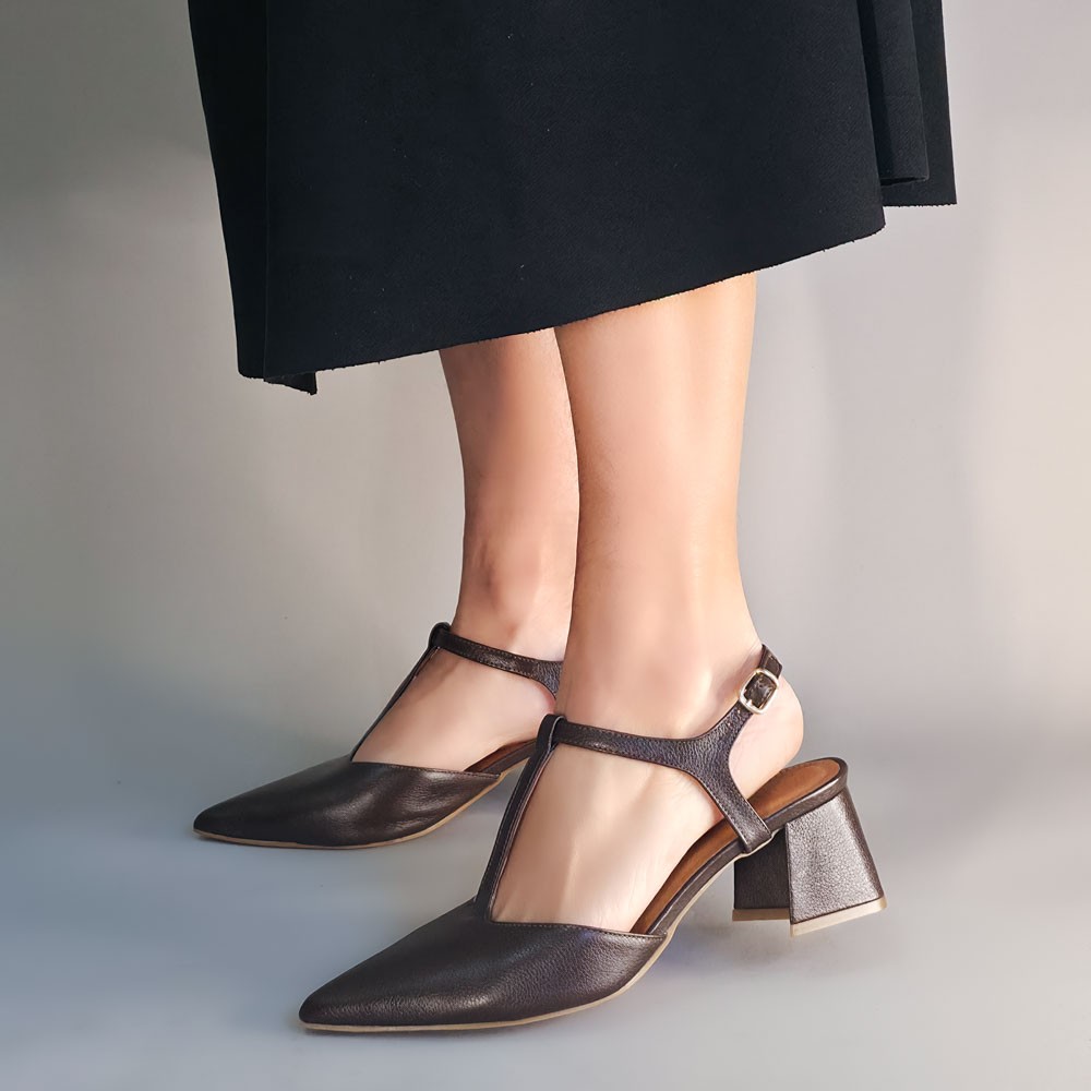 SCARPIN MARLINÊS CHANEL SALOMÉ CAFÉ FEMININO