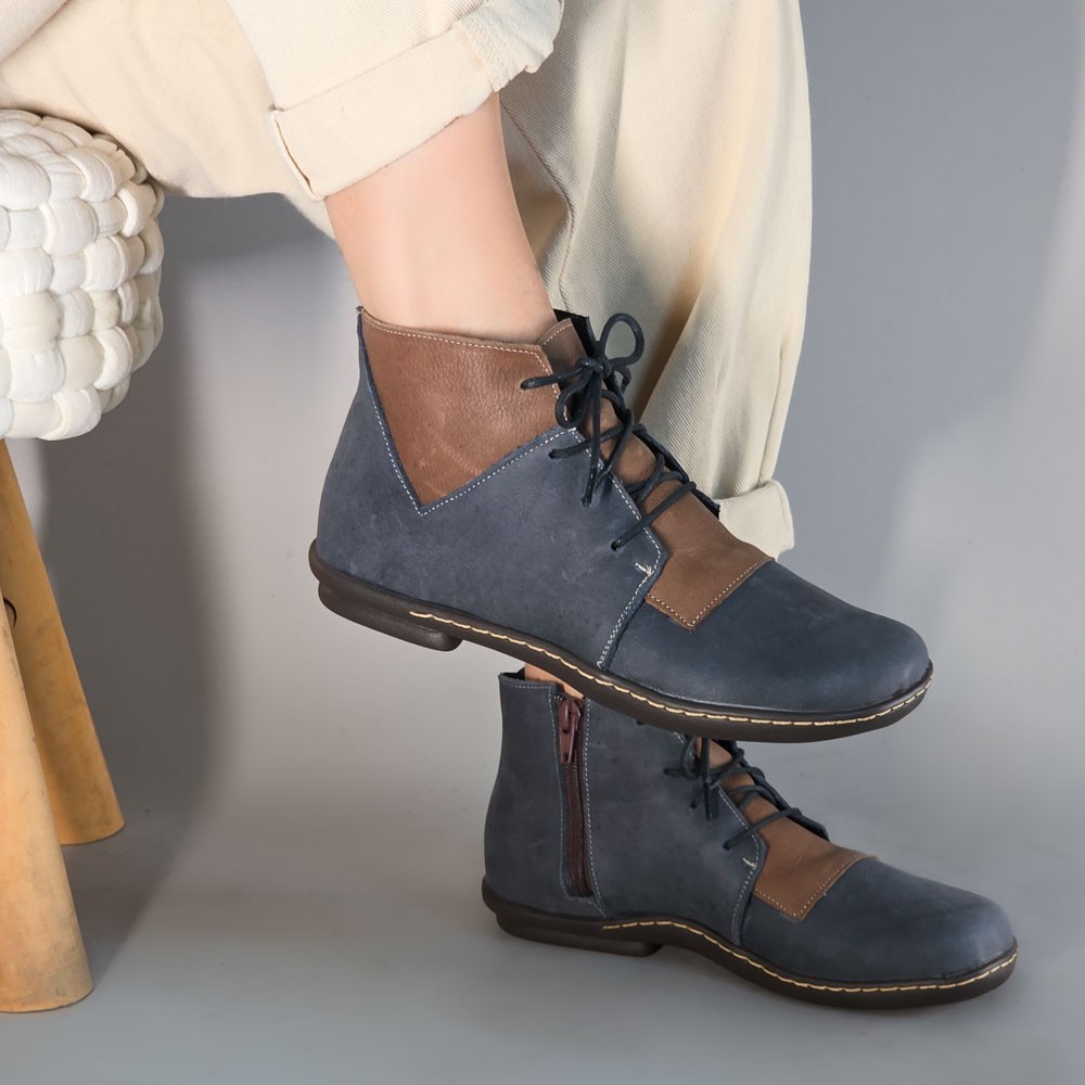 BOTA DEDMAR COMFORT AZUL MARINHO FEMININA