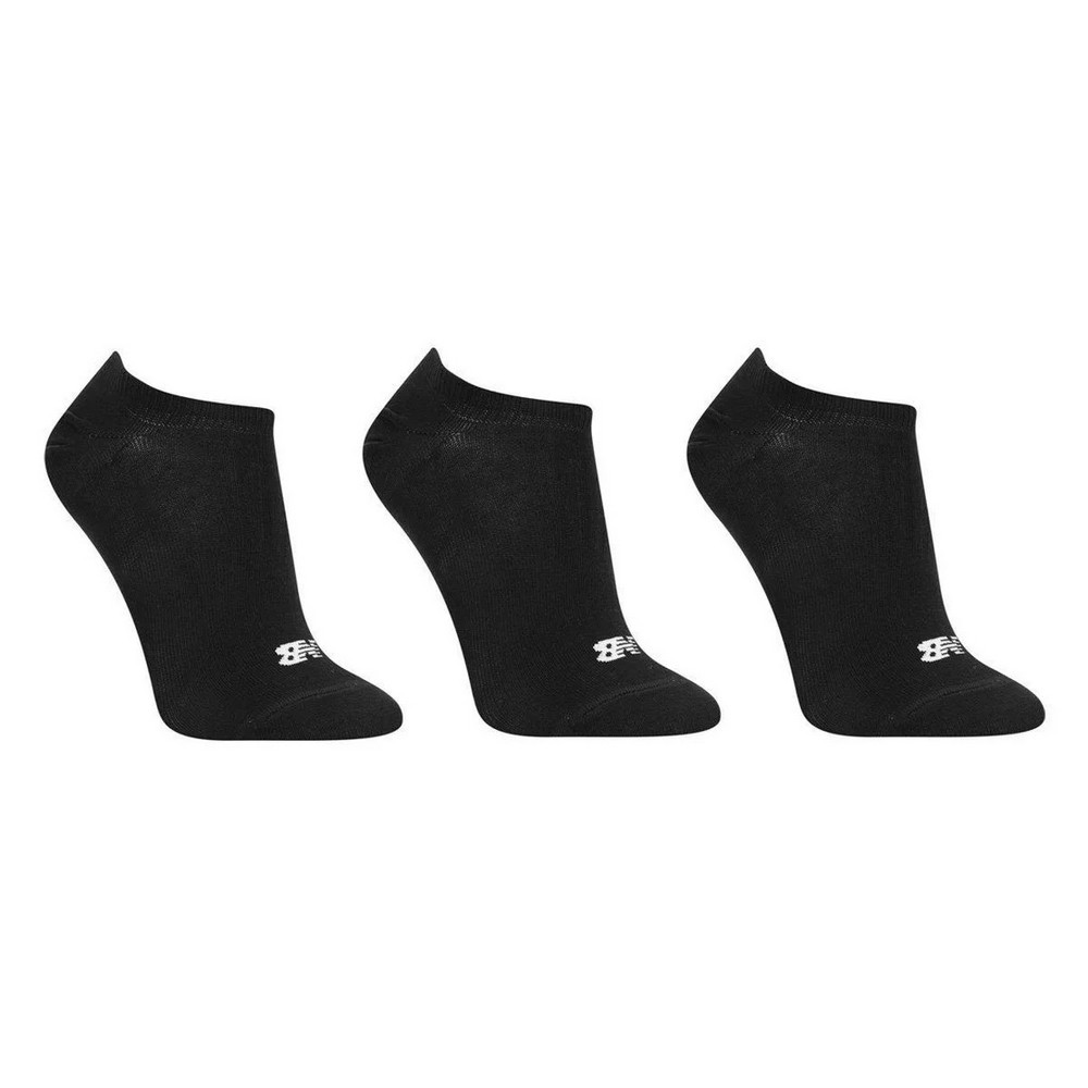 MEIA NEW BALANCE INVISíVEL 3 PARES PRETA
