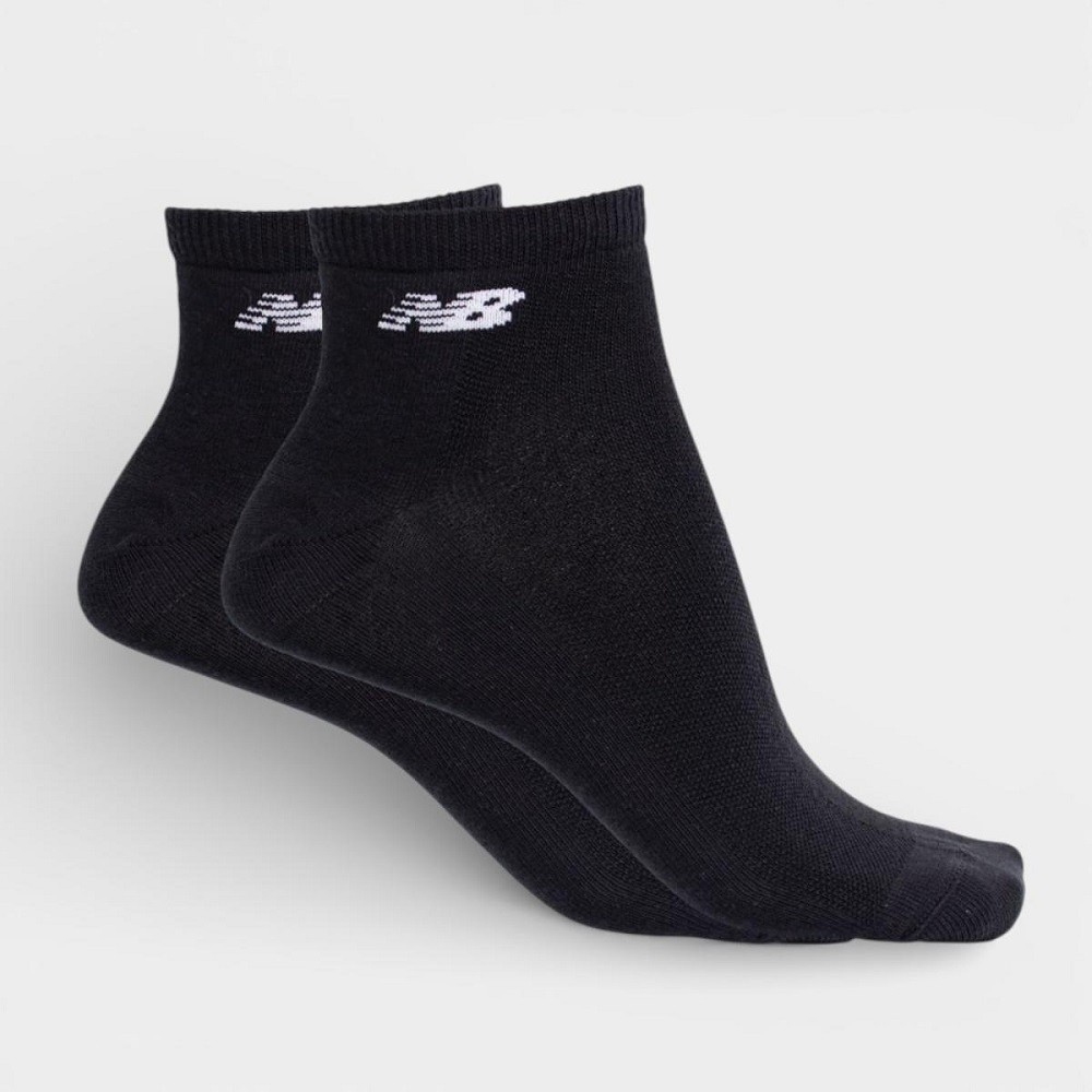 MEIA NEW BALANCE CANO CURTO 3 PARES PRETA