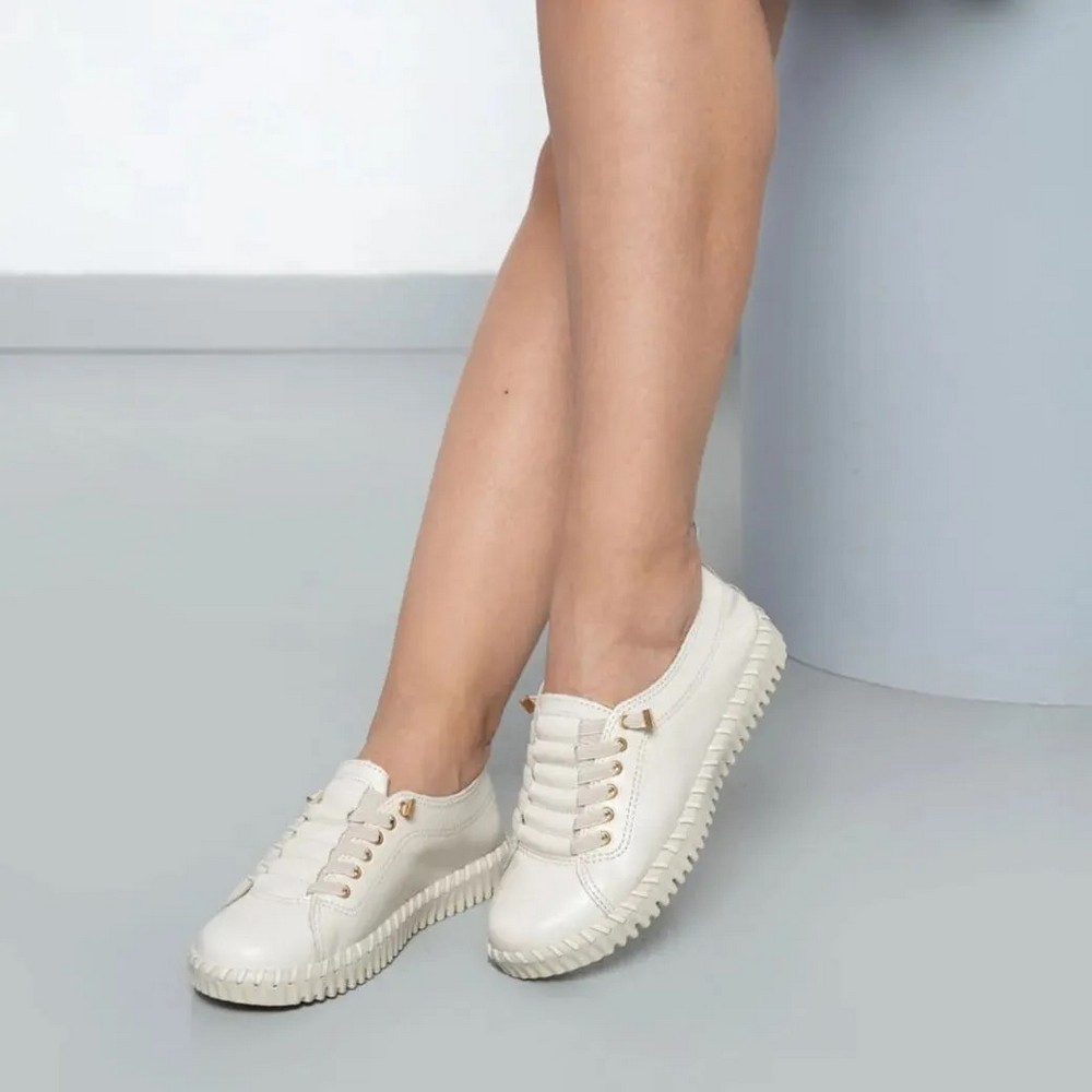 TÊNIS BOTTERO ELÁSTICO OFF WHITE FEMININO