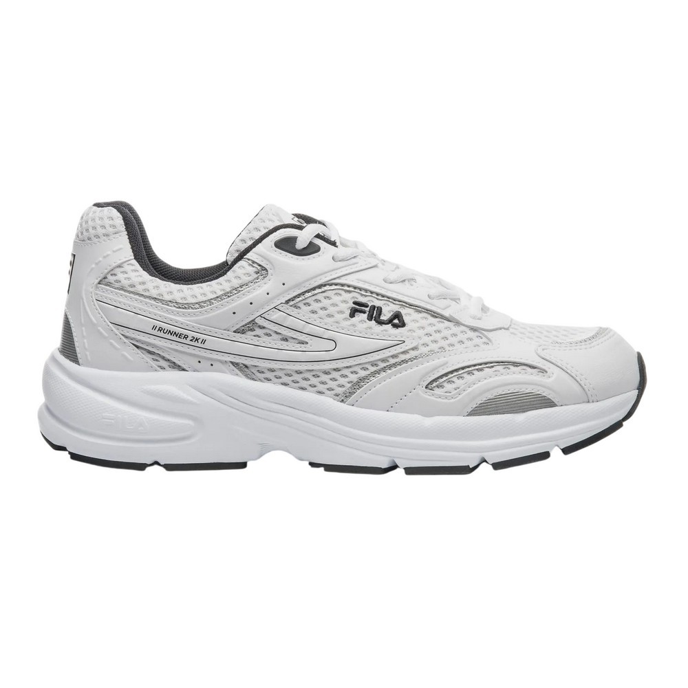 TÊNIS FILA RUNNER 2K BRANCO COM PRETO FEMININO
