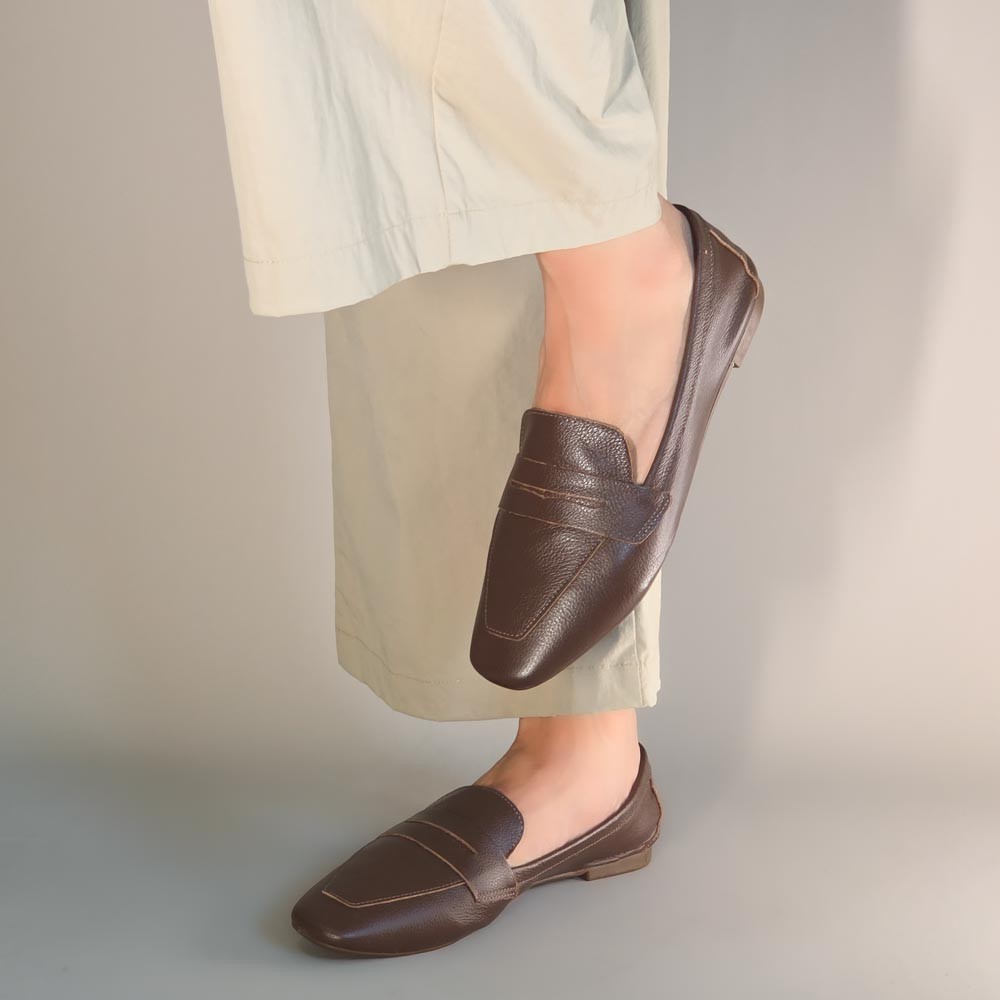 MOCASSIM SANTA FLOR LOAFER CAFÉ FEMININO